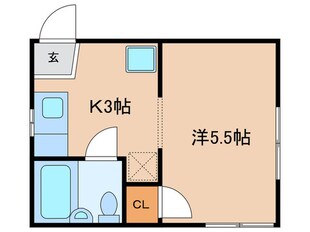 ハイツビュー玉川の物件間取画像